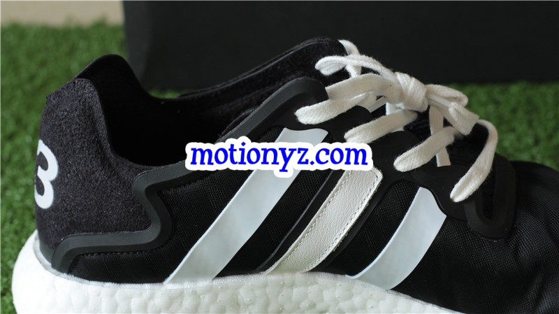 Real Boost Adidas Y3 YOHJI Run Black White